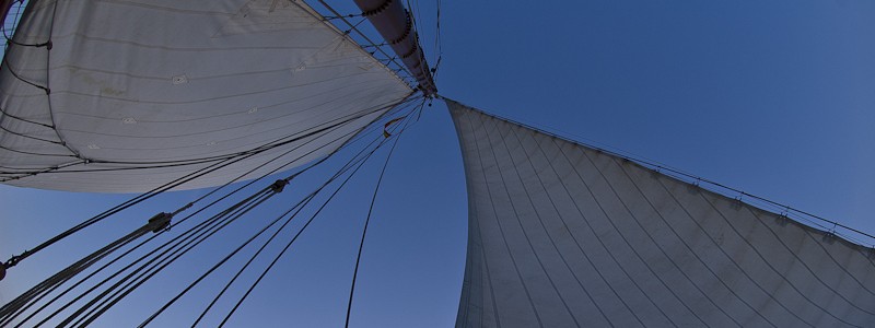 voile d'un bateau